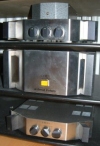 Alchemist Freya Pre Amplifier, Odin Power Amplifier & Bragi Phono Stage in a rack
